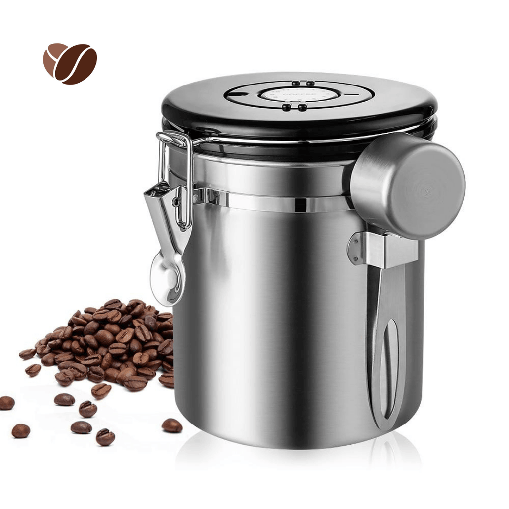 Best Stainless Steel Coffee Canisters | Camping & Home - Double Shot Espresso