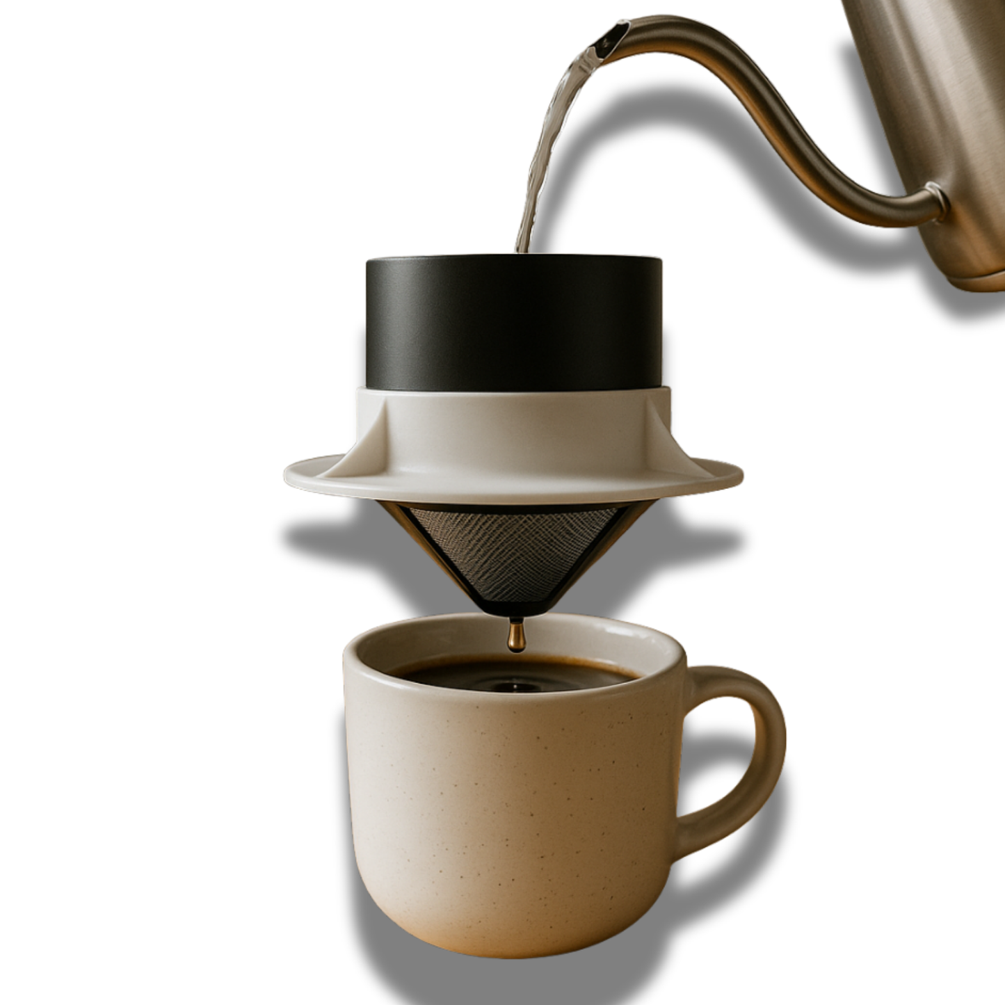 Pour Over Coffee Filter Stainless Steel Reusable